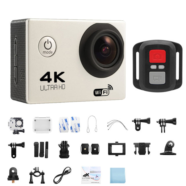 Câmera de Ação Profissional Portátil 4K Ultra HD 60FPS - Estilo Go Pro - One Shoop
