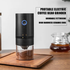 Máquina moedor de café elétrico portátil, núcleo de moagem cerâmica, nozes, grãos, pimenta, café, casa, viagens, USB